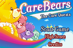 Care Bears - The Care Quests Title Screen